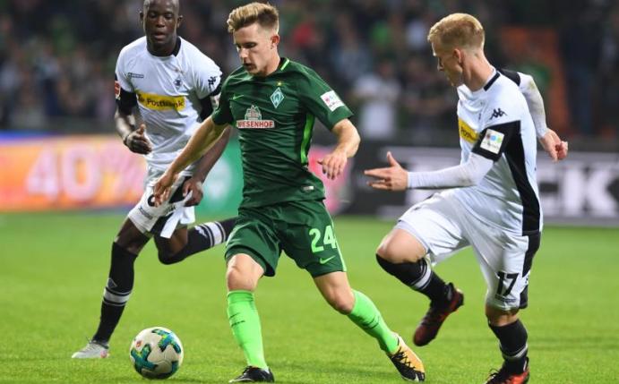Borussia Mönchengladbach geht mit Personalsorgen in das Spiel gegen Werder Bremen. Foto: Carmen Jaspersen
