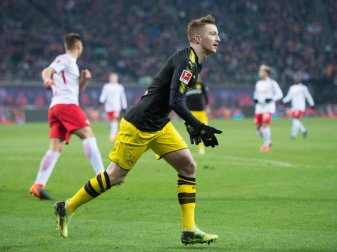 BVB-Stürmer Marco Reus traf auch gegen RB Leipzig. Foto: Annegret Hilse BVB-Stürmer Marco Reus traf auch gegen RB Leipzig. Foto: Annegret Hilse