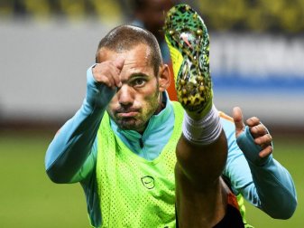 Wesley Sneijder ist aus der niederländischen Nationalmannschaft zurückgetreten. Foto: Pontus Lundahl/TT NEWS AGENCY Wesley Sneijder ist aus der niederländischen Nationalmannschaft zurückgetreten. Foto: Pontus Lundahl/TT NEWS AGENCY