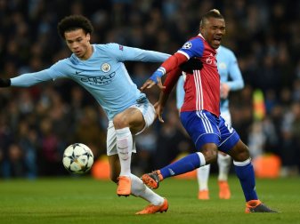 Viertelfinale erreicht: Leroy Sane und Manchester City Viertelfinale erreicht: Leroy Sane und Manchester City