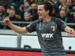 Michael Gregoritsch traf beim 3:1-Sieg des FCA dopppelt
