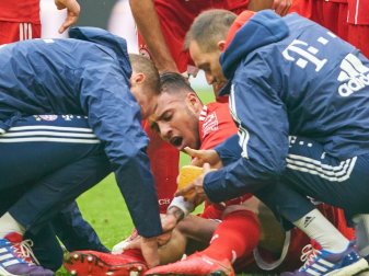 Corentin Tolisso hat sich eine Prellung zugezogen Corentin Tolisso hat sich eine Prellung zugezogen