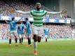 Celtics Odsonne Edouard besiegelt mit seinem Tor zum 3:2 den Siegtreffer im Derby gegen die Glasgow Rangers. Foto: Jeff Holmes/PA Wire