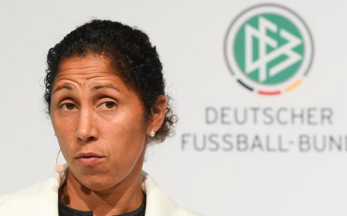 Muss als Frauen-Bundestrainerin gehen: Steffi Jones. Foto: Arne Dedert