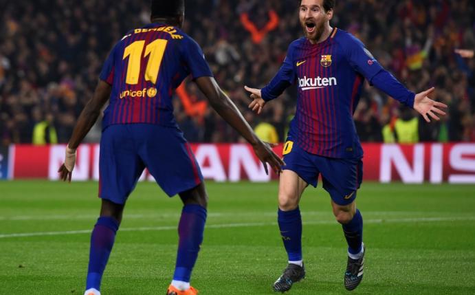 Dembele und Messi treffen - Barca eine Runde weiter