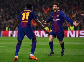 Dembele und Messi treffen - Barca eine Runde weiter Dembele und Messi treffen - Barca eine Runde weiter