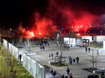 Drei Festnahmen: Schwere Ausschreitungen in Lyon Drei Festnahmen: Schwere Ausschreitungen in Lyon