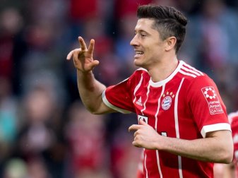 Bayern-Stürmer Robert Lewandowski wird mit Real Madrid in Verbindung gebracht. Foto: Sven Hoppe Bayern-Stürmer Robert Lewandowski wird mit Real Madrid in Verbindung gebracht. Foto: Sven Hoppe