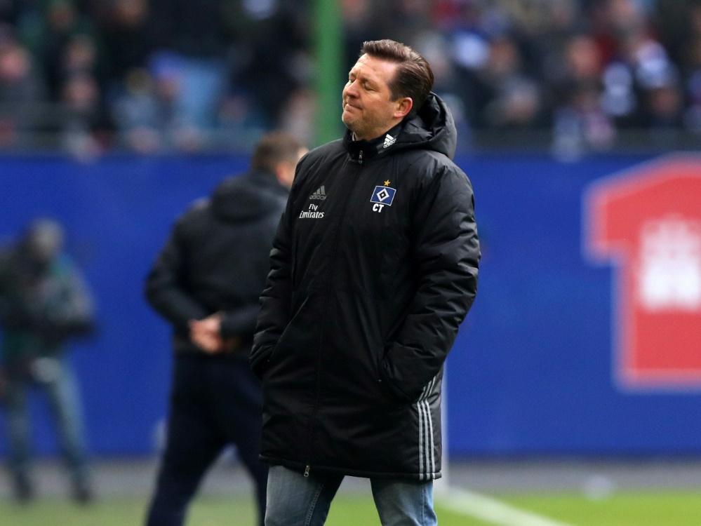 Trainer Titz und der HSV verlieren gegen Hertha