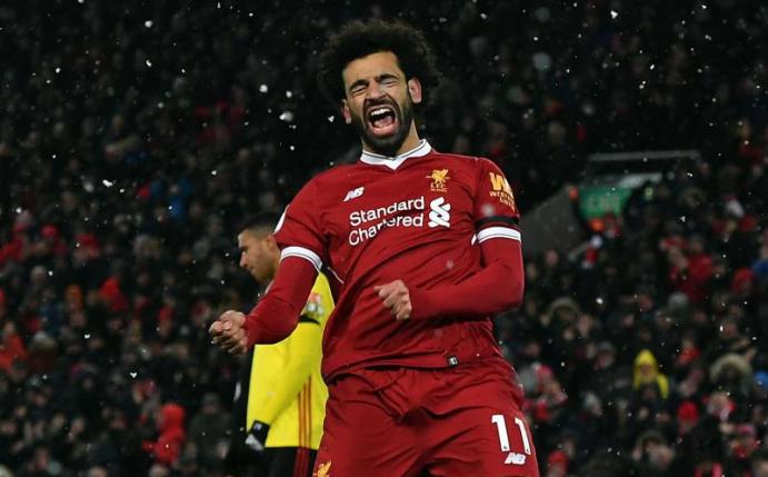 Mohamed Salah erzielte vier Tore gegen Watford. Foto: Anthony Devlin
