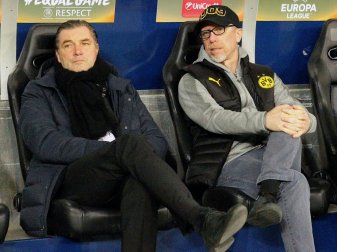 Zorc (li.) fordert Veränderungen im BVB-Kader Zorc (li.) fordert Veränderungen im BVB-Kader