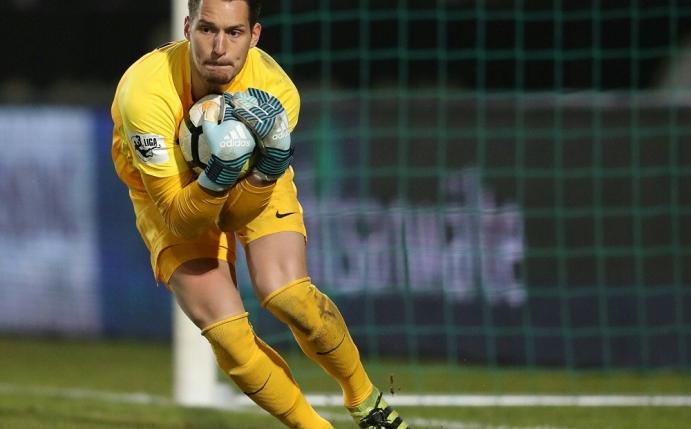 Blieb ohne Gegentor: Rostock-Torwart Janis Blaswich