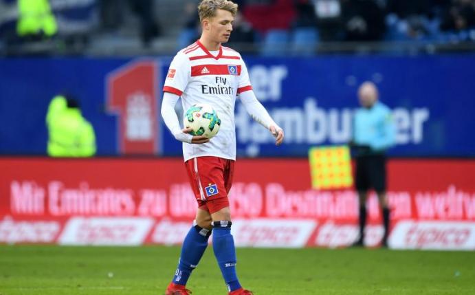 Der FC Bayern München soll laut Medienberichten an Jann-Fiete Arp interessiert sein. Foto: Daniel Reinhardt