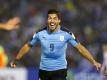 Luis Suarez erzielt 50. Tor für Uruguay