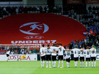 Die deutsche U17 sichert sich ihren ersten Quali-Sieg Die deutsche U17 sichert sich ihren ersten Quali-Sieg