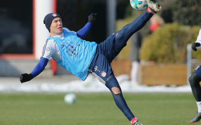 Arjen Robben trainiert wieder mit der Mannschaft