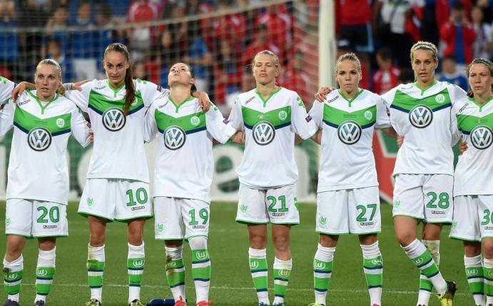 Die Wolfsburg-Damen gehen mit Vorsprung in das Rückspiel