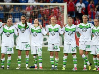 Die Wolfsburg-Damen gehen mit Vorsprung in das Rückspiel Die Wolfsburg-Damen gehen mit Vorsprung in das Rückspiel