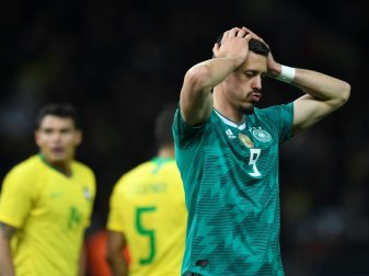 Die deutsche B-Elf um Sandro Wagner unterliegt Brasilien Die deutsche B-Elf um Sandro Wagner unterliegt Brasilien