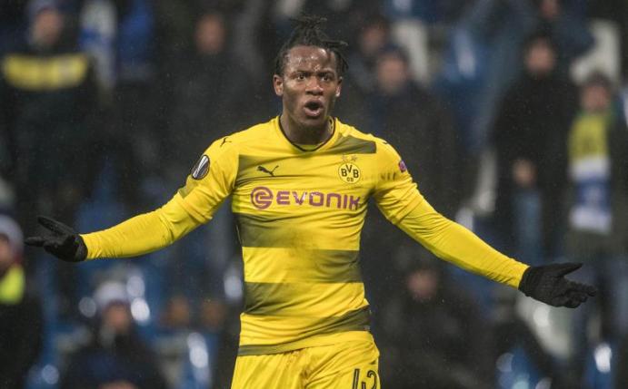 Der Dortmunder Michy Batshuayi hatte sich in Bergamo über rassistische Rufe von den Zuschauerrängen beklagt. Foto: Bernd Thissen
