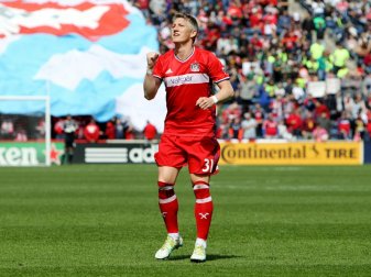 Erster Saisonpunkt für Bastian Schweinsteiger Erster Saisonpunkt für Bastian Schweinsteiger