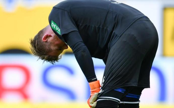 Bedient: Sechsmal musste Timo Horn beim Kölner Gastspiel in Hoffenheim hinter sich greifen. Foto: Uwe Anspach