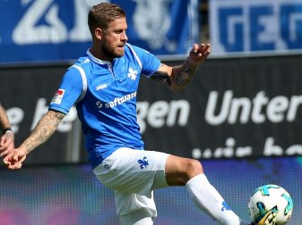 Torschütze zum 1:0 der Lilien: Tobias Kempe Torschütze zum 1:0 der Lilien: Tobias Kempe