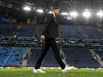 Für das Spiel gegen Marseille kann Leipzigs Trainer Hasenhüttl auf eine gute Kulisse hoffen. Foto: Hendrik Schmidt