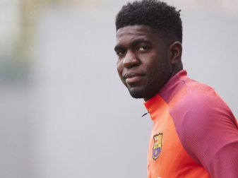 Samuel Umtiti steht noch beim FC Barcelona unter Vertrag. Foto: Alejandro Garcia/EPA Samuel Umtiti steht noch beim FC Barcelona unter Vertrag. Foto: Alejandro Garcia/EPA