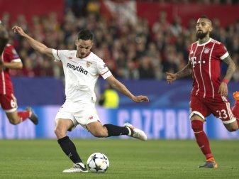 Vidal (r.) wurde mit Knieproblemen ausgewechselt Vidal (r.) wurde mit Knieproblemen ausgewechselt