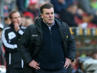 Dieter Hecking hat Vertrag bis 2019 bei Borussia Mönchengladbach. Foto: Thomas Frey Dieter Hecking hat Vertrag bis 2019 bei Borussia Mönchengladbach. Foto: Thomas Frey