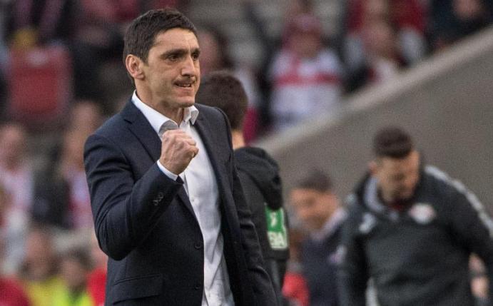 Brachte den VfB Stuttgart zurück in die Erfolgsspur: Trainer Tayfun Korkut. Foto: Sebastian Gollnow