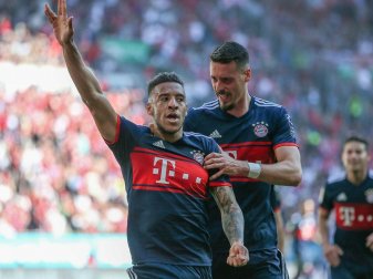 Corentin Tolisso erzielte den ersten Treffer der Bayern Corentin Tolisso erzielte den ersten Treffer der Bayern