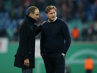 Hasenhüttl hat bei RB Leipzig einen Vertrag bis 2019