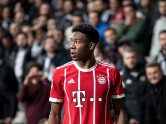 David Alaba hat wieder am Teamtraining der Bayern teilgenommen. Foto: Sven Hoppe