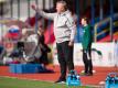 Coachte Deutschlands Fußball-Frauen auch im zweiten Spiel zum Sieg: Interimstrainer Horst Hrubesch. Foto: Sasa Pahic Szabo