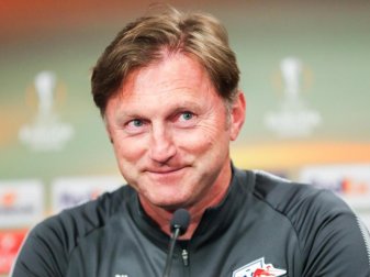 Trainer Ralph Hasenhüttl will es mit dem RB Leipzig in die Runde der besten Vier in der Europa League schaffen. Foto: Jan Woitas Trainer Ralph Hasenhüttl will es mit dem RB Leipzig in die Runde der besten Vier in der Europa League schaffen. Foto: Jan Woitas