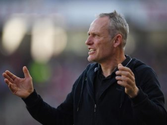 Der Freiburger Trainer Christian Streich war erneut aufgebracht. Foto: Patrick Seeger Der Freiburger Trainer Christian Streich war erneut aufgebracht. Foto: Patrick Seeger