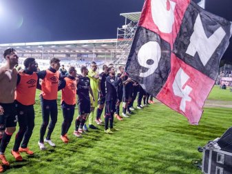 Die Nürnberger können schon fast für die Fußball-Bundesliga planen. Foto: Axel Heimken Die Nürnberger können schon fast für die Fußball-Bundesliga planen. Foto: Axel Heimken