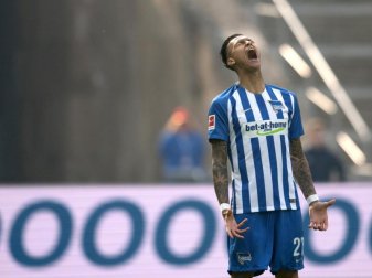 Steht Hertha-Coach Pal Dardai im Training wieder zu Verfügung: Offensivspieler Davie Selke. Foto: Ralf Hirschberger Steht Hertha-Coach Pal Dardai im Training wieder zu Verfügung: Offensivspieler Davie Selke. Foto: Ralf Hirschberger