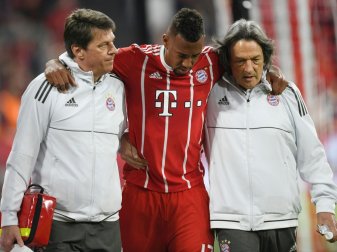 Für Jerome Boateng war schon nach 33 Minuten Schluss Für Jerome Boateng war schon nach 33 Minuten Schluss