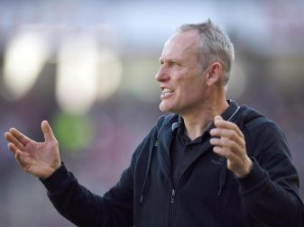 Trainer Christian Streich vom beschreibt den Abstiegskampf des SC Freiburg als große psychische Belastung. Foto: Patrick Seeger Trainer Christian Streich vom beschreibt den Abstiegskampf des SC Freiburg als große psychische Belastung. Foto: Patrick Seeger