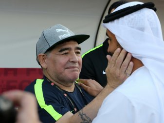 Maradona legt Traineramt bei Al Fujairah nieder Maradona legt Traineramt bei Al Fujairah nieder