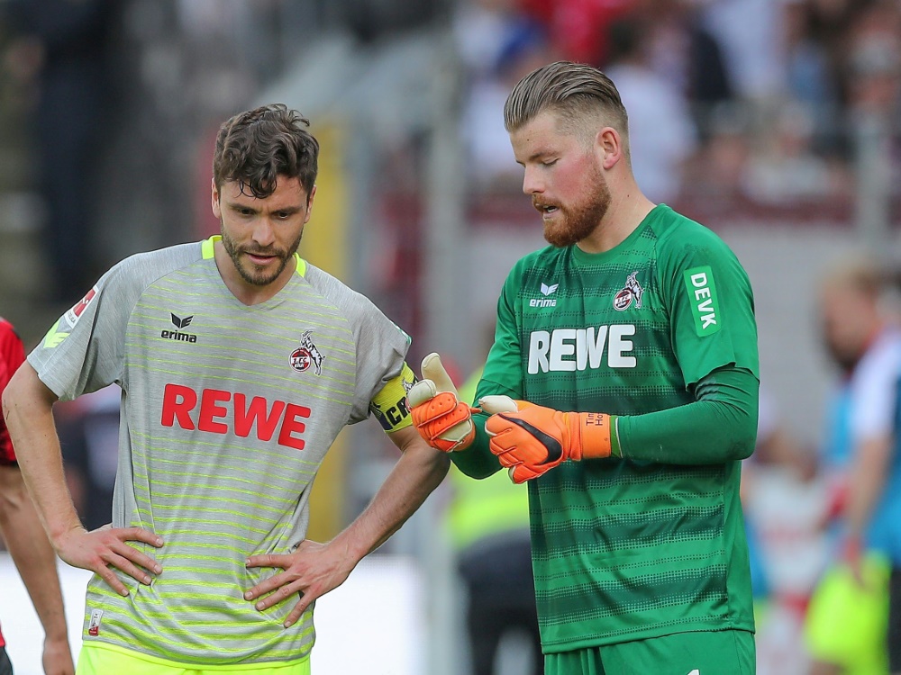 Hector (l.) und Horn gehen mit dem FC in Liga zwei