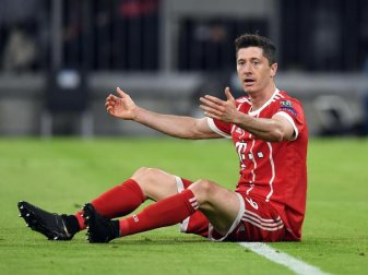 Bayerns Robert Lewandowski wird gegen Real Madrid wieder in der Startelf stehen. Foto: Andreas Gebert Bayerns Robert Lewandowski wird gegen Real Madrid wieder in der Startelf stehen. Foto: Andreas Gebert