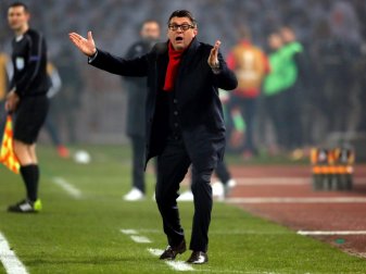 Trainer Milojevic feiert mit Belgrad die Meisterschaft Trainer Milojevic feiert mit Belgrad die Meisterschaft