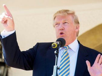 Trump fordert Unterstützung für die Bewerbung