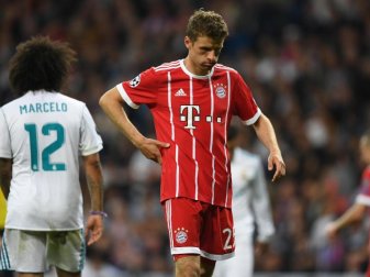 Thomas Müller konnte kurz vor dem Abpfiff die letzte Chance für die Bayern nicht nutzen. Foto: Andreas Gebert Thomas Müller konnte kurz vor dem Abpfiff die letzte Chance für die Bayern nicht nutzen. Foto: Andreas Gebert