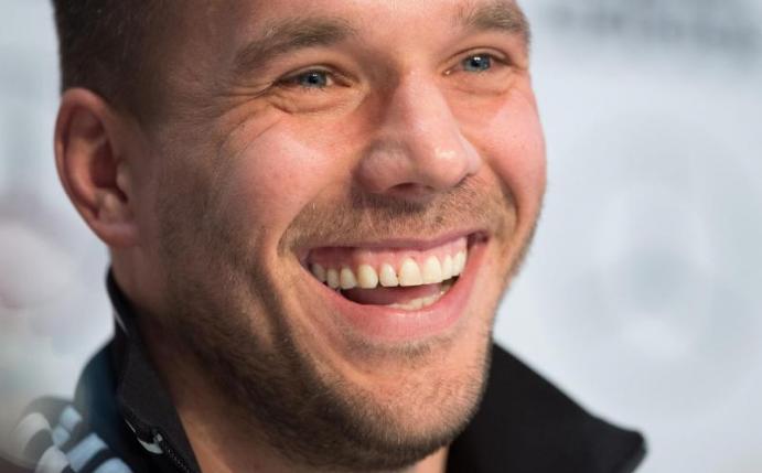 Lukas Podolski musste im Spiel seines Clubs Vissel Kobe gegen den FC Tokio ausgewechselt werden. Foto: Marius Becker