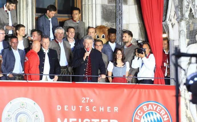 Hier feierten die Bayern die Meisterschaft 2017 